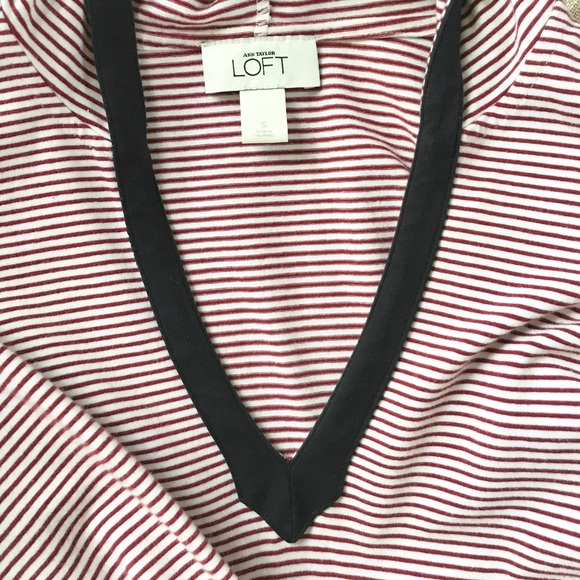 Anne Taylor Loft Super-Soft Hoodie Top - Picture 6 of 7